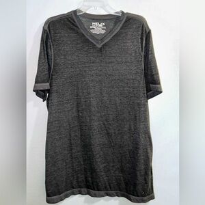 Helix Men's Charcoal V-Neck Tee
